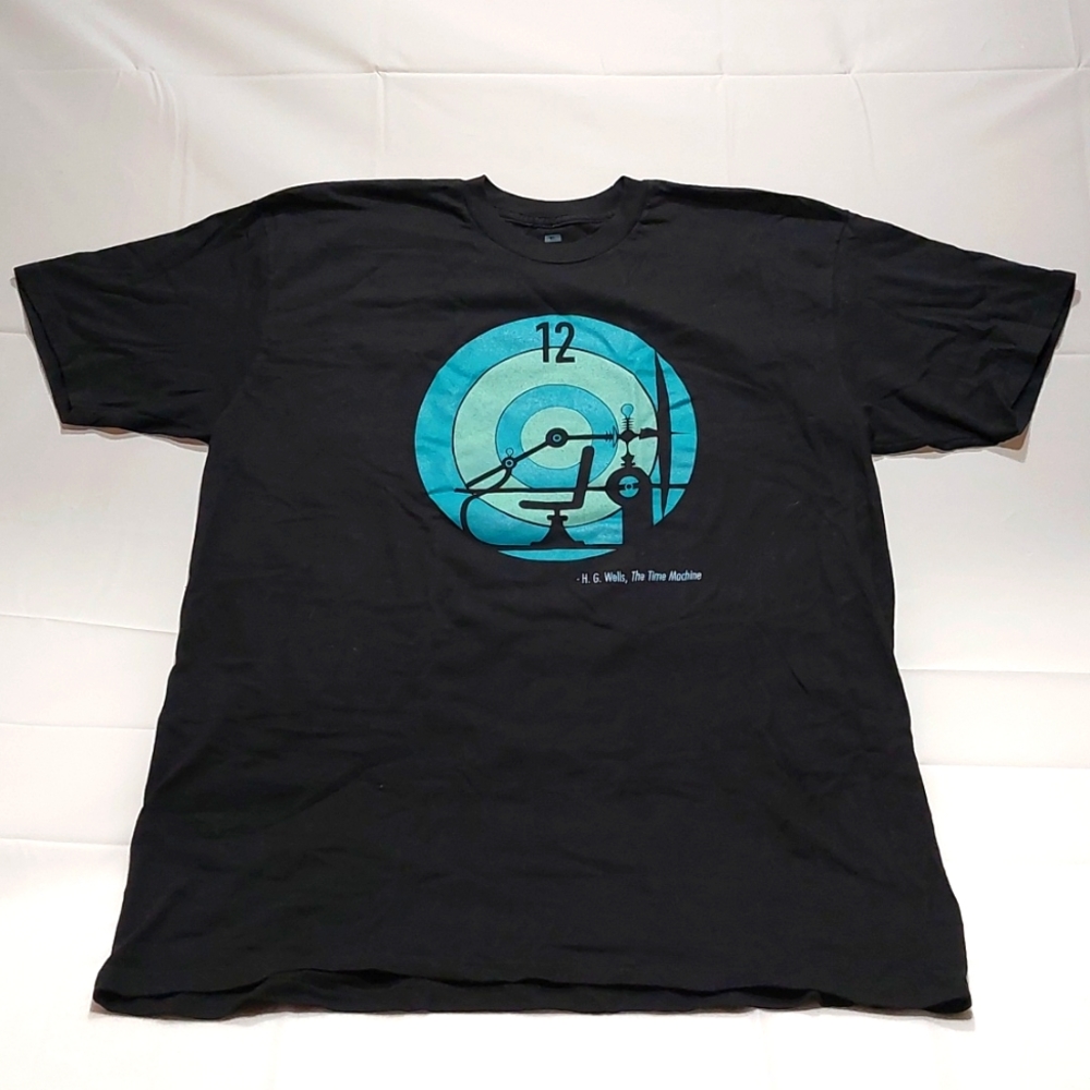 HG Wells Time Machine T-shirt Short Sleeve (XL)